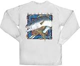 Flying Fisherman Native Angler Collection BlueFish Long Sleeve Tee Shirt TL1571 X-Large