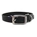 Hamilton 3/8" x 12" Creased Black Leather Dog Collar