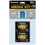 Panasonic Camcorder Media Kit with 60-min. ProQuality DVC Disc 2-pk.