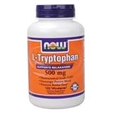 NOW L-TRYPTOPHAN 500 MG - 120 Vegetarian Capsules