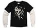 ...Lost Kids Skull Splat 2Fer (Big Kids) | Boy's Clothing Black/Raw Discharge
