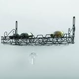 Concept Housewares Metal Wine/Glass Wall Rack