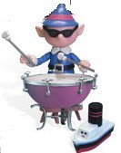 21xPf8QmcqL Rudolph the Red Nosed Reindeer Kettle Drummer Boy Elf Action Figure