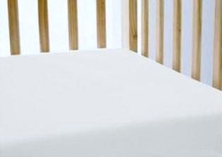Organic Cotton Premium Portable Crib Sheet - White - Limited Time Special Pricing
