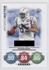 2010 Topps Attax Code Cards #13 - Antonio Gates