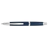Pilot/Namiki Blue Carbonesque Capless Vanishing Point Fountain Pen Medium