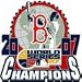 Boston Red Sox 2007 World Series Champions Globe Pin