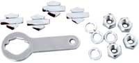 Bar & Shield Logo License Plate Mounting Hardware Kit