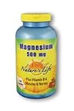 Natures Life Magnesium Capsules, 500Mg, 250 Count