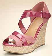 Limited Collection Wedge Heel Twin Strap Sandals