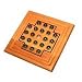 Square Root Games 0003 IQ Solitary Puzzle in Natural Finish Solid Hardwood