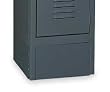 Storelogic 2HFN7 Locker Front Base, W 15 In, H 6 In, Gray