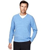 Cashmilon™ V-Neck Plain Jumper