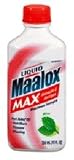 Maalox Maximum Strength Liquid Mint Creme relives Heartburn - 12 Oz