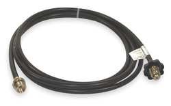 Industrial Grade 1XEE3 Adapter Hose, LP Gas, Cable Length 12 Ft