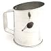 Kitchen & Housewares : 3 Cups Crank Tin Sifter