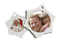 Christmas Ornament - Personalized Photo Snowflake Ornament