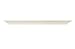 WELLAND Corona Crown Molding Wall Shelf, 60-Inch, White