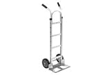 Buy Aluminum Hand Truck Double Handle Mold-On Rubber Wheels by Global Equipment Company, Inc
