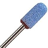 Foredom Ceramcut Blue Stone, Ball Nose, 80 Grit, 1/4inOD, 3/32in Shank, Blue Ceramic Alum Oxide (Pack of 1)