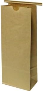 Natural Brown Kraft Tin Tie Bags with Polypropylene Liner 1 lb. in. qty /case 1000