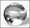 Clear Acrylic Contact Juggling Ball - 100mm