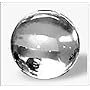 Clear Acrylic Contact Juggling Ball - 100mm