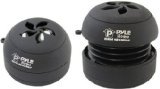 Pyle Home PMS5DB Bass Expanding Rechargeable Dual Mini Speakers for iPod/MP3 (Black) (Pair)