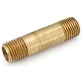 Anderson Metal Corp 736113-0424 Brass Pipe Nipple 1/4" x 1-1/2"