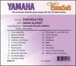 Definitive Hits - Herb Alpert Smart Pianosoft 3.5 Diskette