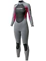 Body Glove Womens Method 3 / 2 mm Full Wetsuit. Silver Grey with Pink Panels. Size Small