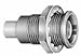 Circular Push Pull Connectors RECP SIZE 1 3-PIN FML CRIMP NO COLLET