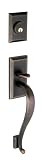Fifth Avenue Handleset Exterior with S-Grip, Timeless Bronze Finish #GS73-FAVSGR-HS-SC
