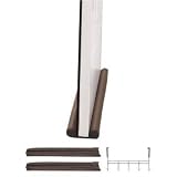 Door Hardware: Hampton Direct 53341 Twin Draft Guard Insulating Device with Free Door Hook, Brown, 2-Pack
