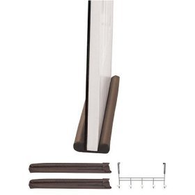 Childrens Toyshop  Tools & Hardware : Hampton Direct 53341 Twin Draft Guard Insulating Device with Free Door Hook, Brown, 2-Pack