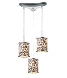 IMAGE OF ELK Lighting 20049-3 Fabrique 3 Light Mini Pendant in Polished Chrome