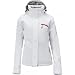 The Salomon Fantasy II Ski Jacket has the fit and feel youve been looking for Feminine and tapered low profile and comfortable this jacket uses cutting edge technologies to keep you warm and dry without bulking you up 10K Waterproofing is going to keep you dry in a blizzard and the Fantasys sleek design and feminine cut are going to keep you stylish in town Specs Fabric Rating 10K Waterproofing / 10K Breathability Material 100pct polyester climaPROG&auml;ó fabric Lining Material 100pct polyester Insulation 100g actiLOFTG&auml;ó insulation Features Low profile insulation keeps you warm without the weight Full taped seams lock out moisture Removable hood for weather protection Venting to release excess heat Powder skirt keeps snow out of layers Snap connection to Salomon pants for bomb proof setup Adjustable cuffs and lycra cuffs fit with gloves to keep out snow Plenty of internal and external pockets to organize gear Left arm pass pocket for easy lift ticket access Athletic fit is relaxed and easy to move it