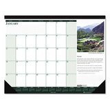 HOUSE OF DOOLITTLE / HOD196 / Golf Courses Desk Pad, Monthly, 22 x 17 / Sold as 1 EA
