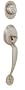Schlage F362PLY619ACCRH Satin Nickel F-Series Plymouth Plymouth Handleset with Accent Lever for Right Handed Applications
