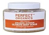 Perfect Organics Ultimate Body Scrub, Orange Ginger, 8-Ounce Jar