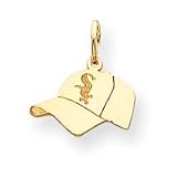 14K Chicago White Sox Small Cap Charm