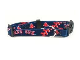 New! XS Boston Red Sox Dog Collar