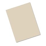  : PACON CORPORATION / PAC103612 / Construction Paper, 76#, 25% Sulphite, 9 x 12, Lt Brown, 50 Sheets/pk / Sold as 1 PK