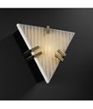 IMAGE OF Justice Design Group PNA-5552-WFAL-DBRZ Porcelina Energy Smart 1 Light Wall Sconce in Dark Bronze with Waterfall glass