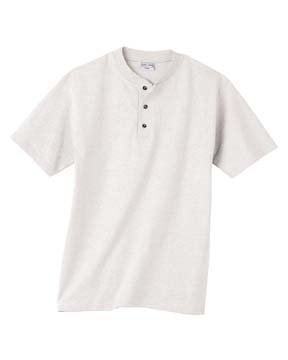 Anvil Short Sleeve Henley Tee 1202