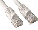 15 FT CAT5e 350MHZ UTP Patch Cord, RJ45Cable White Color