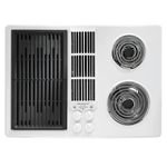 Jenn-Air 30 in. Electric Downdraft Cooktop with Grill and Two Coil Elements - JED8130AD