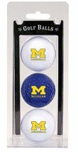 Michigan Wolverines Golf Ball Pack Of 3)