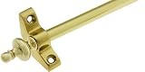 Brass 3/8" Diameter Stair Rod With Urn Tip Brackets Antique Stair Hardware Carpet Rods