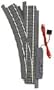 Life-Like HO Power-Loc Nickel Silver RH Remote Switch Track - 21335